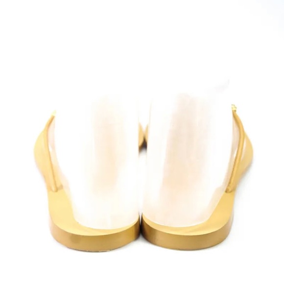 Tory Burch Capri thong sandals beaded gold logo - Picture 10 of 11